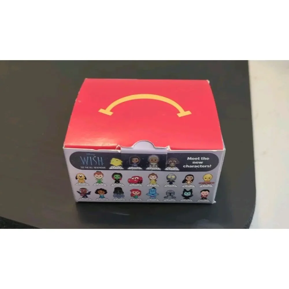 SET OF 3: Disney 100 / MARVEL / STAR WARS Happy Meal Toy Boxes - 2023 Collection